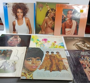 Vintage Vinyl lot of Motown and more inc. Aretha, Diana, Whitney and Cher
