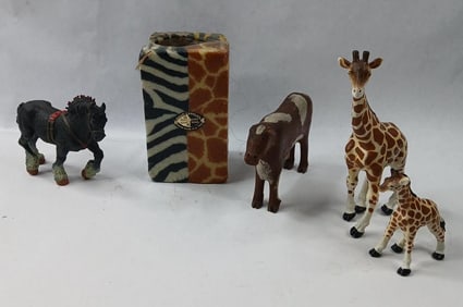 Horse, Giraffe and Animal print candle lot