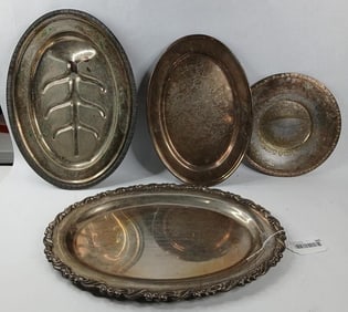 Plated Serving Platters & Appreciation Platter