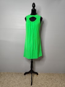 Vintage Lime Green House Dress