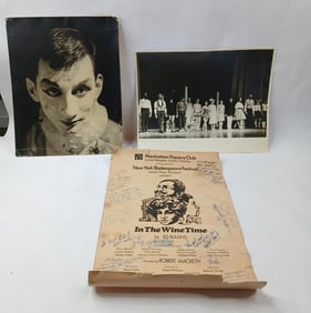 Manhattan Theatre Club Shakespeare Festival Poster with autographs and Set photos