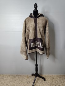 Pelle Pelle Sherpa Fleece & Leather Coat