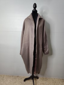 Vintage Runway silk lined floor length 3/4 Sleeve Cloak