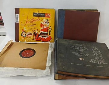 Victor, Decca and more very early records in books
