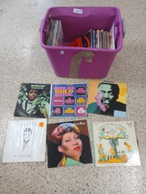 Vinyl record lot of vintage motown, jazz and more records