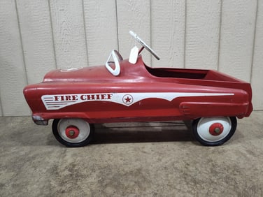 Fire Chief Pedal Car