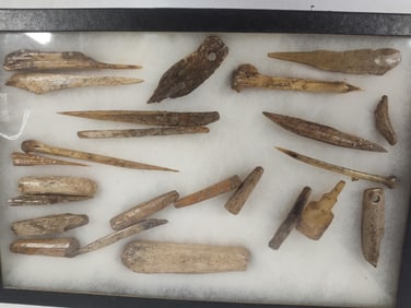 Native Bone & Shard Tooling & Pendants
