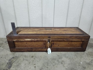 Oak Coffin Style Tool Chest