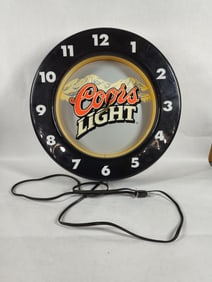 Coors Light 18 In Lighted Clock