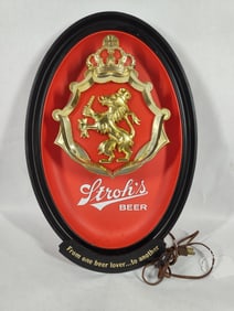 Stroh's Beer Lighted Sign