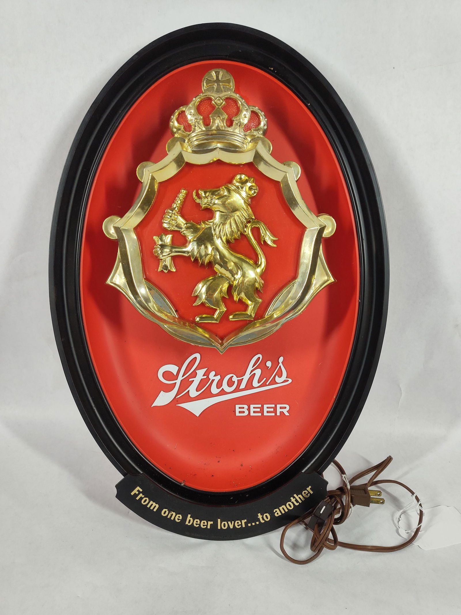 Stroh's Beer Lighted Sign (1 of 4)