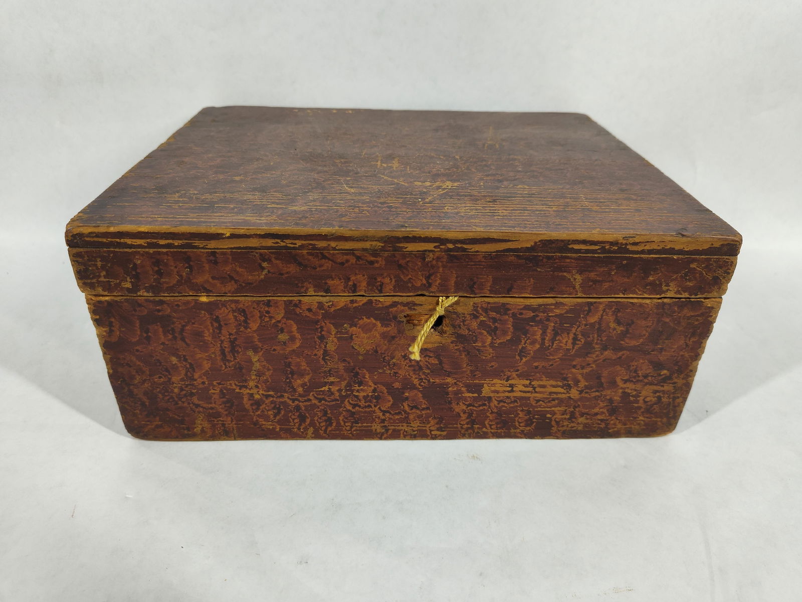 19th Century Grain Painted Document Box (1 of 8)
