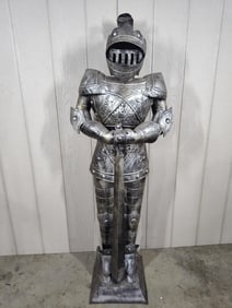 Renaissance/ medieval  Life Sized tin Decorative suit of armor