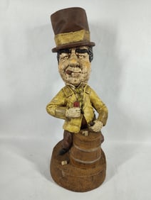 W.C. Fields Ceramic Game Night Figural Statue 1973
