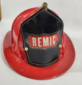 Cairns & Bros. Remic Fire  Helmet w/Brass Eagle Crown and leather patch no shield