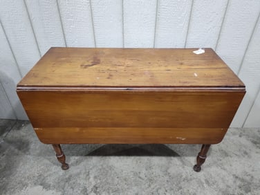 Early Drop Leaf Farm Table