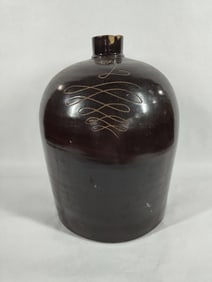 Albany Glazed Scrafetto 2 Gallon Jug