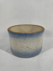 Butterfly Decorated Salt Glazed Crock