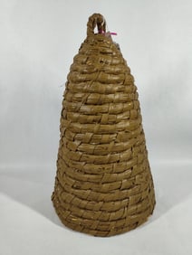 Country Style Painted Bee Skep
