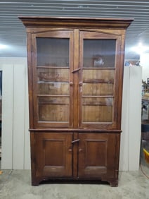 Two Piece Farmhouse Hutch