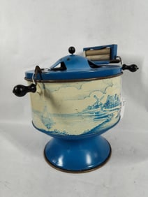 Antique Wolverine Tin Litho Child's Toy Wringer Washing Machine w/ Wringer