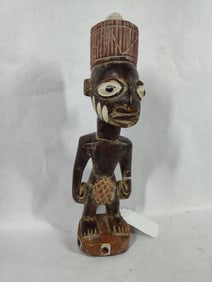 Ere Ibeji Hand carved wooden Cultural artifact of the Yoruba People of West Africa/Nigeria