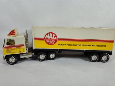 Nylint Mac Tools Inc. Advertising Truck and Trailer scale model