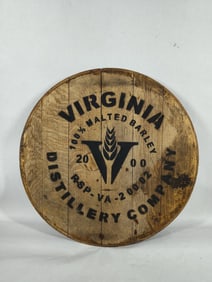 Virginia Distillery Co Reclaimed Barrel Wall Hanger
