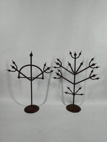 Wrought Iron African Tribal Stakes