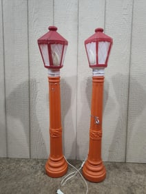 Empire Blow Mold Candle Lamps