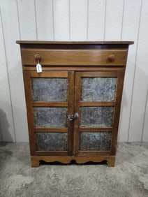 6 Tin Oak Pie Safe