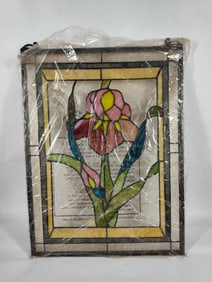 Iris Stained Glass Window