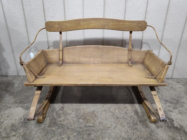 Painted Buggy Carriage Seat