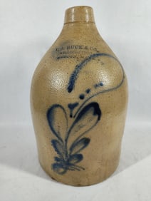 EA Buck & Co Decorated Stoneware Jug