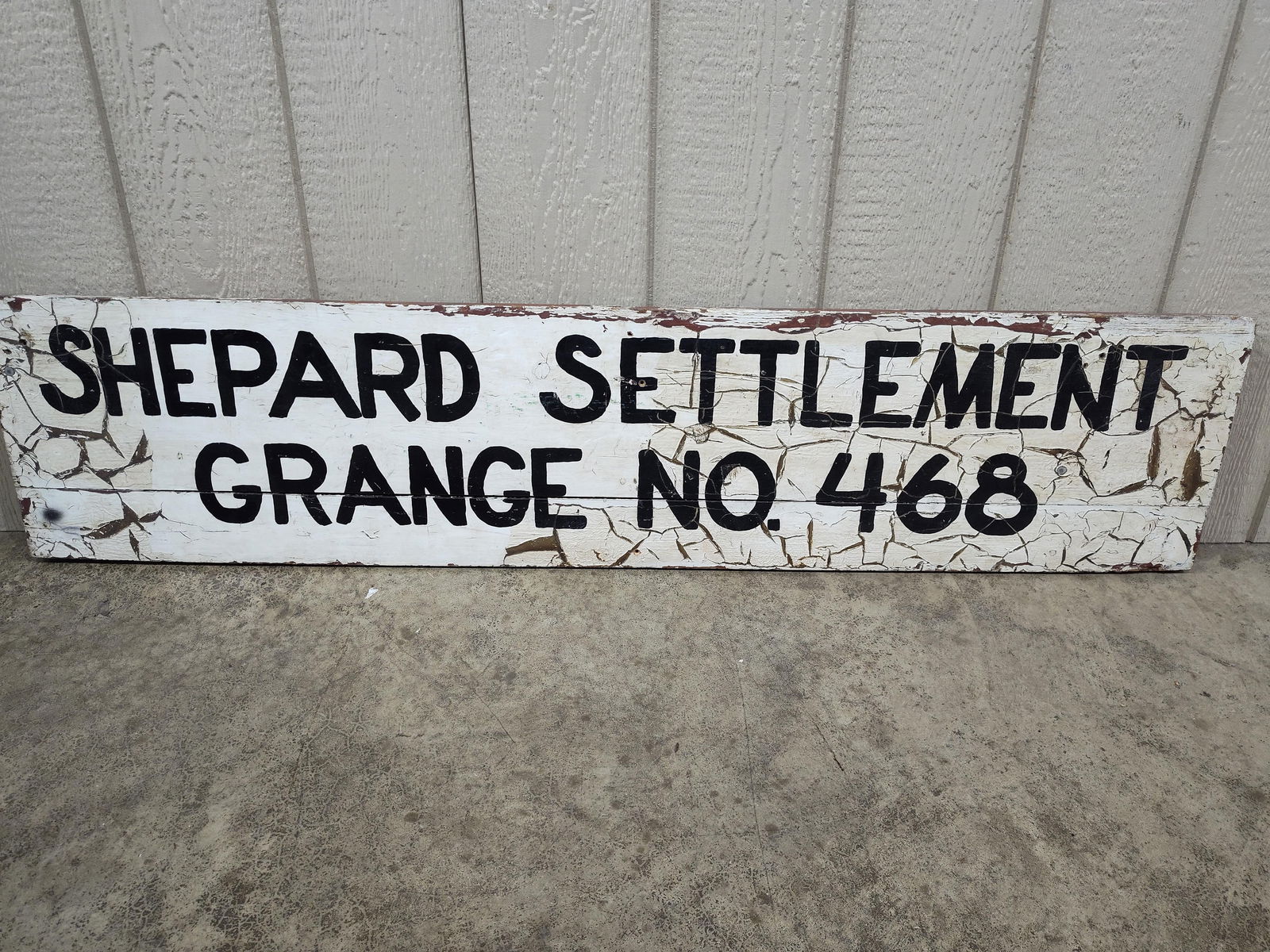 Grange Hand Painted Wood Sign (1 of 5)
