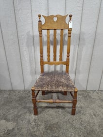 18th Century Connecticut Bannister Back Side Chair