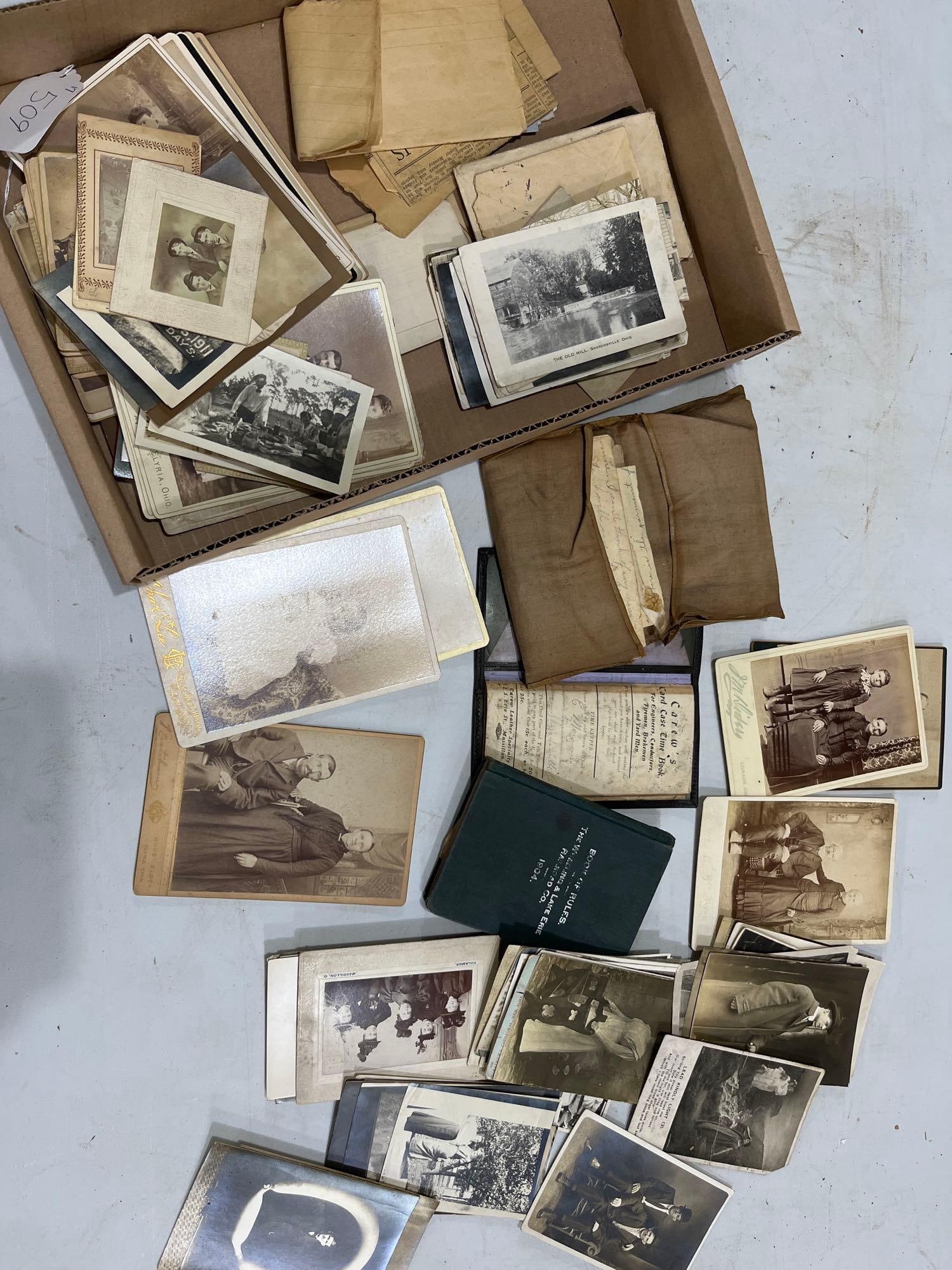 Victorian Era Catalog Cards, Books, and Letters: A great lot of photos and history.