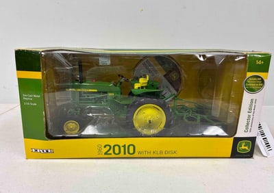 Ertl John Deere Special Collector Edition 1960 2010 WF Tractor w/ KLB Disk