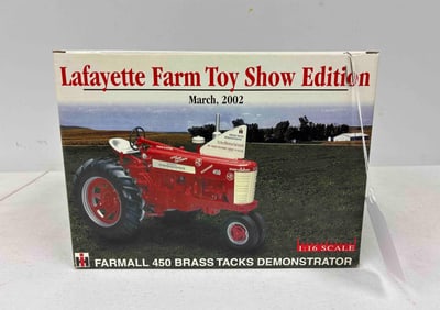 Spec Cast IH Farmall 450 Brass Tacks Demonstrator Farm Toy Show Edition