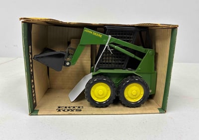 Ertl John Deere Skid Steer Loader Blueprint Replica