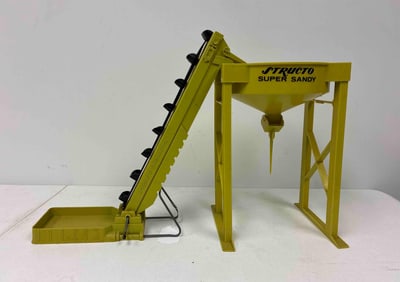 Structo Vintage Super Sandy Sand Loading Tower & Hand Crank Sand loader