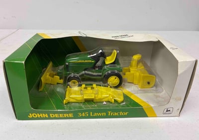 Ertl John Deere 345 Lawn Tractor w/ Attatchments