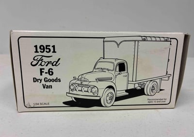 First Gear Red Star 1951 Ford F6 Dry Goods Van Precision Collectible