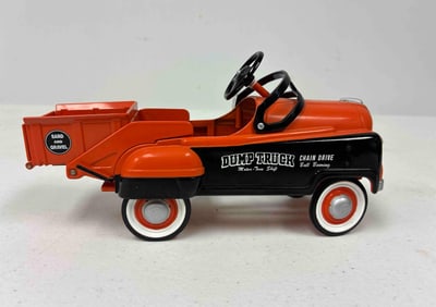 Kiddie Car Classics Chain Drive Sand & Gravel Dump Bed Miniature Pedal Car