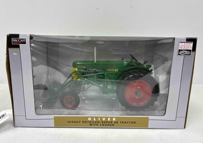 Spec Cast Oliver HD Super 88 WF Tractor w/ Loader Classic Series Collector Edition