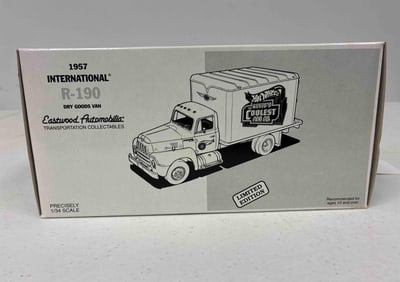 First Gear 1957 International R-190 Dry Goods Van Hot Wheels Promo Model Limited Edition