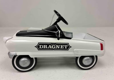 Kiddie Car Classics Steel Craft Dragnet Police Car Miniature Pedal Car