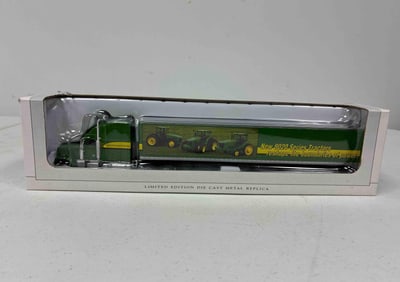 Spec Cast John Deere Limited Edition Promo Model Freightliner Classic XL Van Trailer