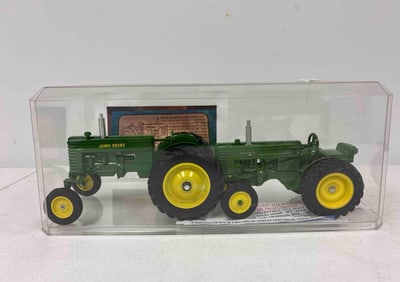 Spec Cast John Deere HD WF Model M and MT Tractors In Display Case