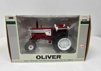 Spec Cast Oliver HD 1955 Tractor w/ Dual Spin Out Wheels 32nd Ann. Edition Tractor